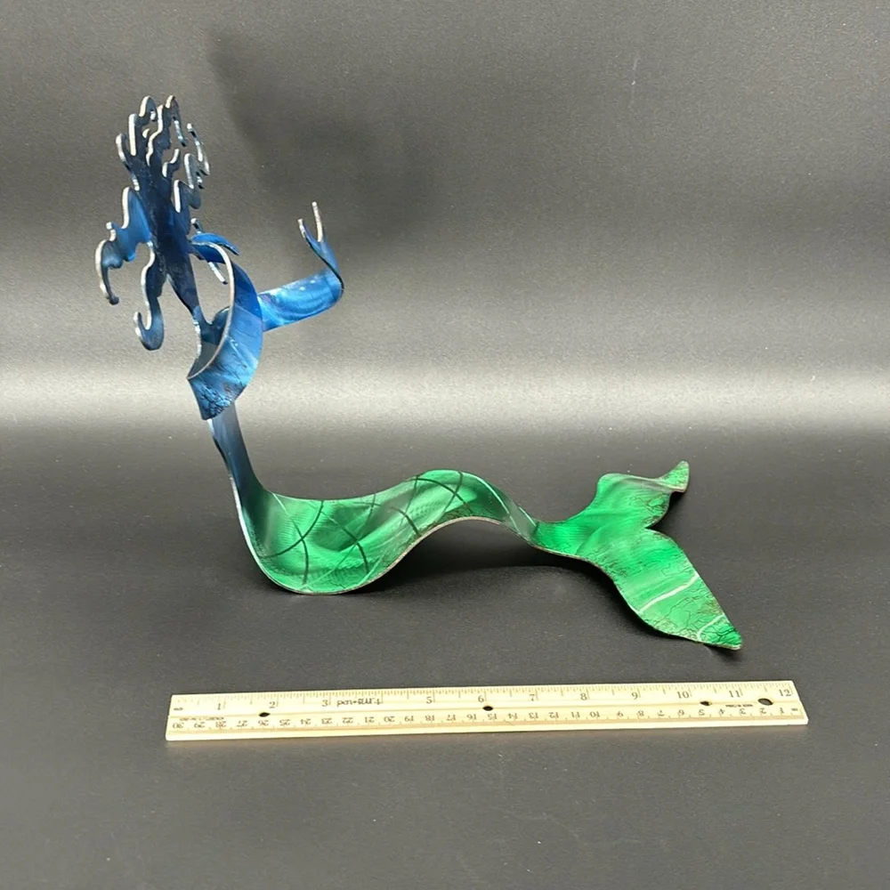 Hays Cash Metal Mermaid Wine Bottle Holder